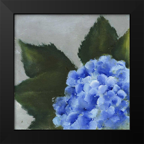 Hydrangea Detail I Black Modern Wood Framed Art Print by Nichols, Liz