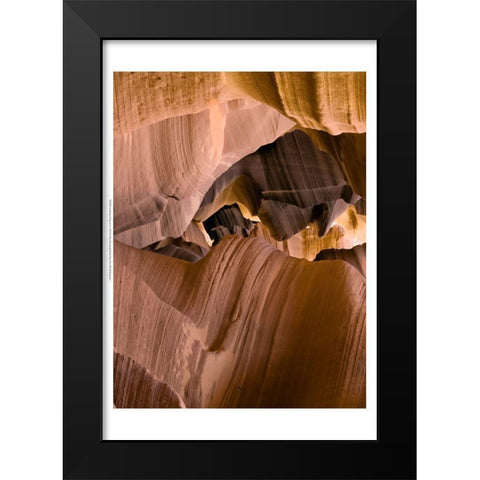 Antelope Canyon I Black Modern Wood Framed Art Print by Chester, Colby