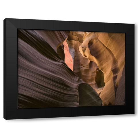 Antelope Canyon II Black Modern Wood Framed Art Print with Double Matting by Chester, Colby