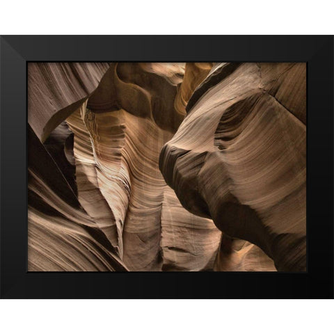 Antelope Canyon III Black Modern Wood Framed Art Print by Chester, Colby