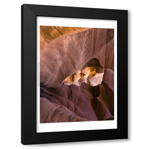 Antelope Canyon IV Black Modern Wood Framed Art Print by Chester, Colby