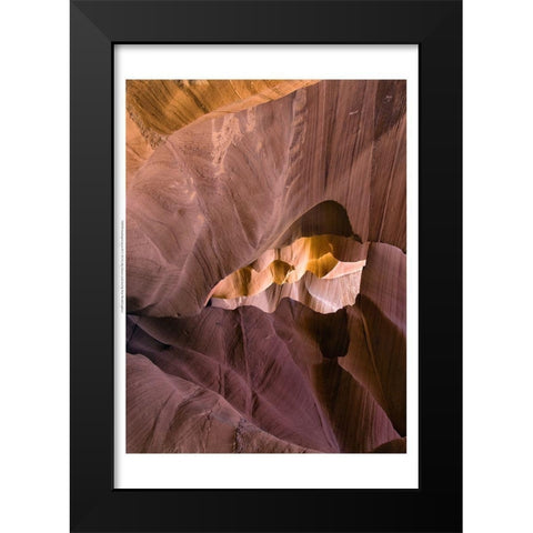 Antelope Canyon IV Black Modern Wood Framed Art Print by Chester, Colby
