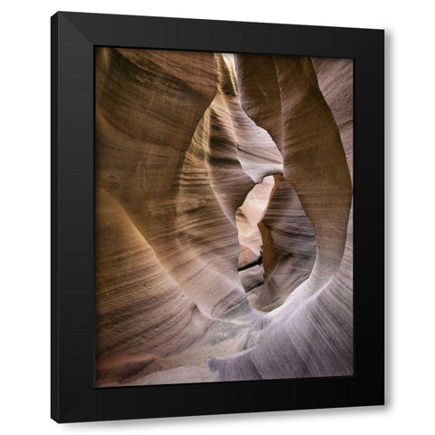 Antelope Canyon VI Black Modern Wood Framed Art Print with Double Matting by Chester, Colby