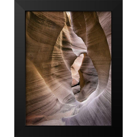 Antelope Canyon VI Black Modern Wood Framed Art Print by Chester, Colby