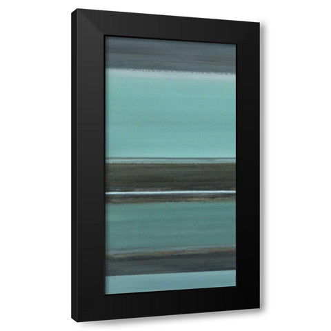 Falling Water I Black Modern Wood Framed Art Print by Green-Aldridge, W.