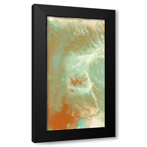 Ozone I Black Modern Wood Framed Art Print with Double Matting by Roll, Dlynn