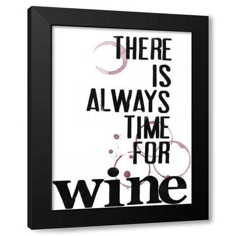 Hospitality VI Black Modern Wood Framed Art Print by Velasquez, Deborah