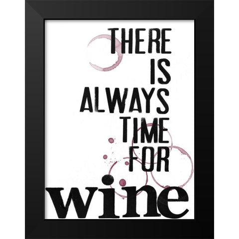 Hospitality VI Black Modern Wood Framed Art Print by Velasquez, Deborah