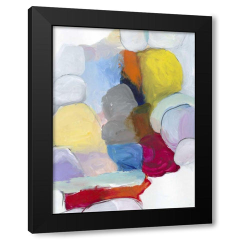 The Party II Black Modern Wood Framed Art Print with Double Matting by Fuchs, Jodi