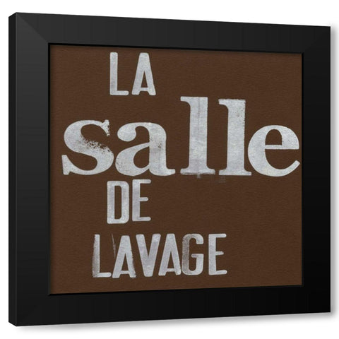 French Laundry IV Black Modern Wood Framed Art Print by Velasquez, Deborah