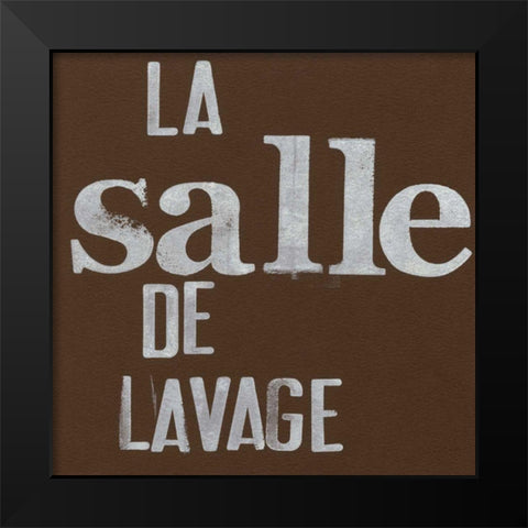 French Laundry IV Black Modern Wood Framed Art Print by Velasquez, Deborah