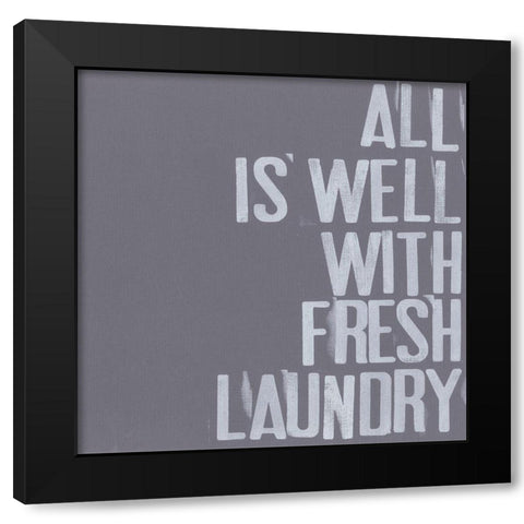 Fresh Laundry I Black Modern Wood Framed Art Print by Velasquez, Deborah