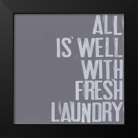 Fresh Laundry I Black Modern Wood Framed Art Print by Velasquez, Deborah