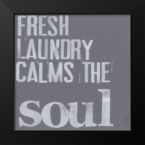 Fresh Laundry II Black Modern Wood Framed Art Print by Velasquez, Deborah
