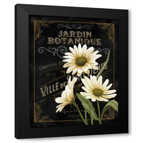 Small Botanical Collection I Black Modern Wood Framed Art Print by White, Abby