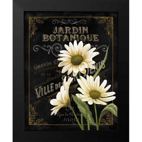 Small Botanical Collection I Black Modern Wood Framed Art Print by White, Abby