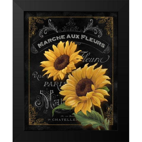 Small Botanical Collection II Black Modern Wood Framed Art Print by White, Abby