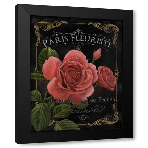 Small Botanical Collection III Black Modern Wood Framed Art Print by White, Abby