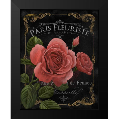 Small Botanical Collection III Black Modern Wood Framed Art Print by White, Abby
