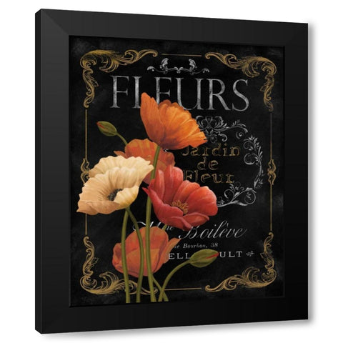Small Botanical Collection IV Black Modern Wood Framed Art Print by White, Abby