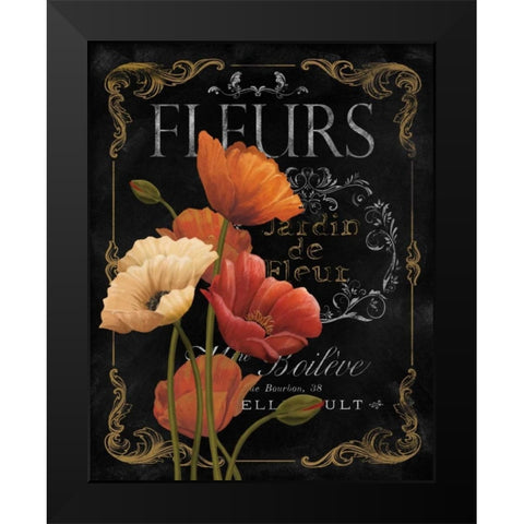 Small Botanical Collection IV Black Modern Wood Framed Art Print by White, Abby