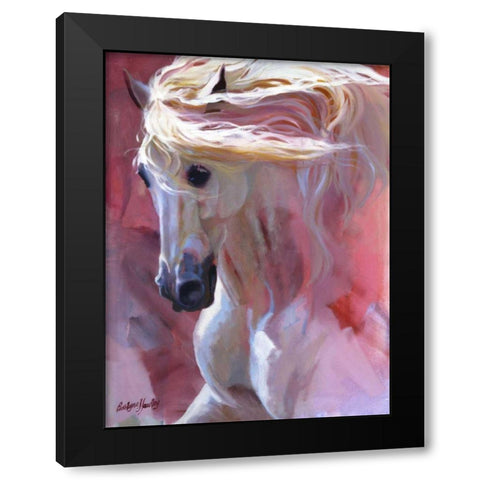 Dream Dancer Black Modern Wood Framed Art Print with Double Matting by Hawley, Carolyne