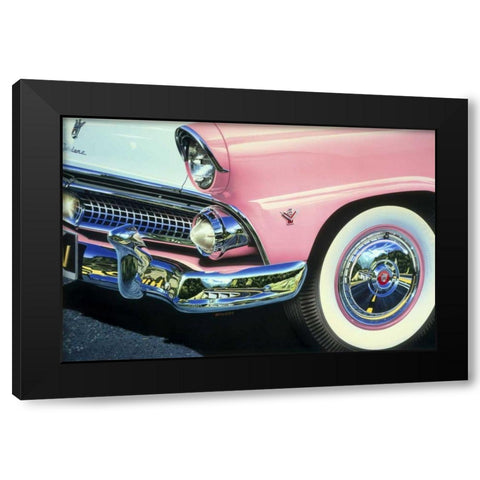 58 Ford Fairlaine Black Modern Wood Framed Art Print with Double Matting by Reynolds, Graham