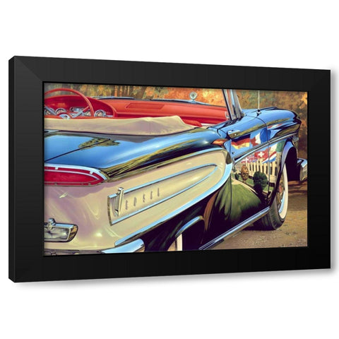 58 Ford Edsel Black Modern Wood Framed Art Print with Double Matting by Reynolds, Graham