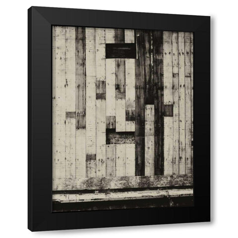 Quebec II Black Modern Wood Framed Art Print with Double Matting by Ling, Tang