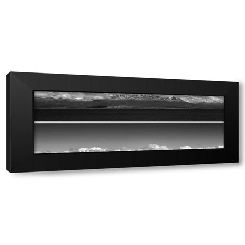 2-Up Mountain Panorama Black Modern Wood Framed Art Print by Nalbandian, Nish
