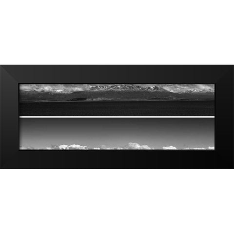 2-Up Mountain Panorama Black Modern Wood Framed Art Print by Nalbandian, Nish
