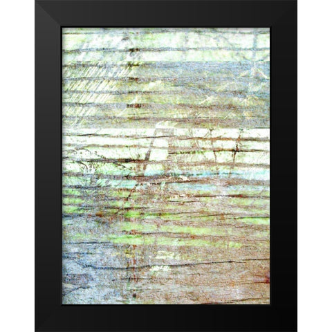 Beach Reflections I Black Modern Wood Framed Art Print by Harrington, Danielle