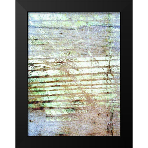 Beach Reflections II Black Modern Wood Framed Art Print by Harrington, Danielle