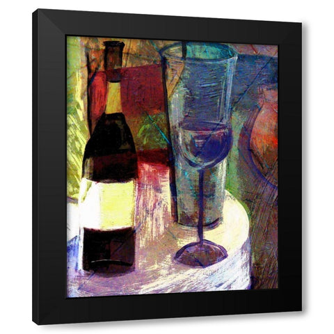 The Night II Black Modern Wood Framed Art Print by Harrington, Danielle