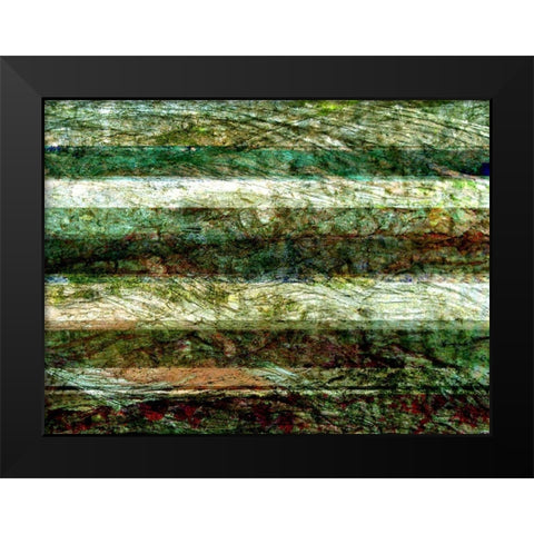 Lines of Nature II Black Modern Wood Framed Art Print by Harrington, Danielle