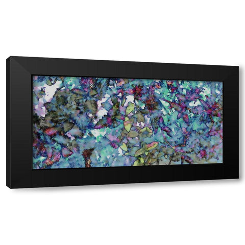 Flower Drop II Black Modern Wood Framed Art Print by Harrington, Danielle
