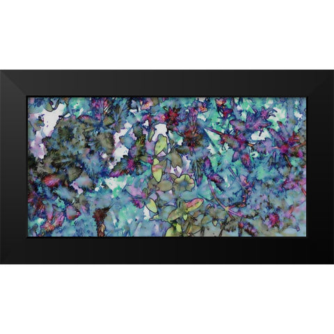Flower Drop II Black Modern Wood Framed Art Print by Harrington, Danielle