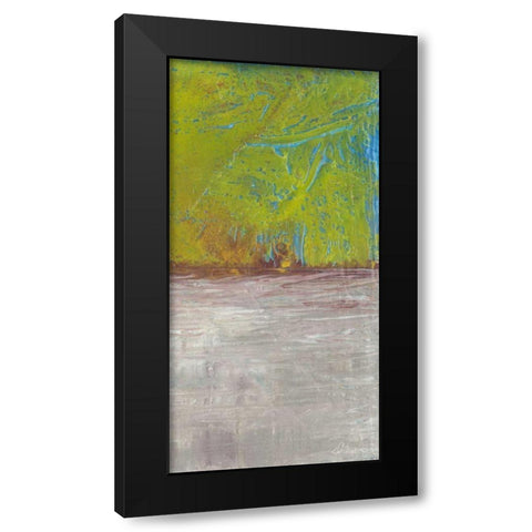 Fire and Ice II Black Modern Wood Framed Art Print by Roll, Dlynn