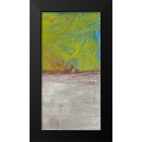 Fire and Ice II Black Modern Wood Framed Art Print by Roll, Dlynn