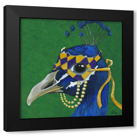 You Silly Bird - Tina Black Modern Wood Framed Art Print by Roll, Dlynn