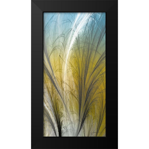 Fountain Grass III Black Modern Wood Framed Art Print by Burghardt, James