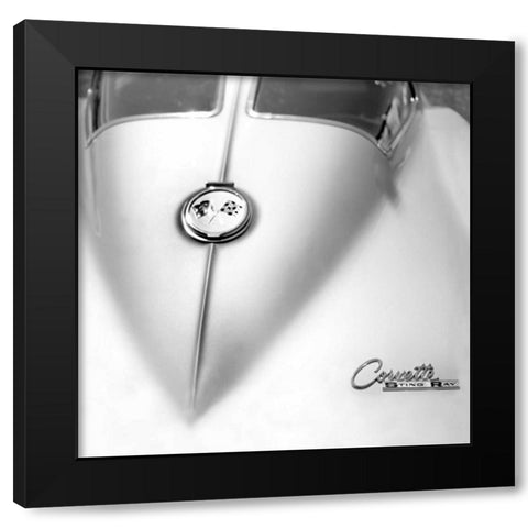 63 Split Window Black Modern Wood Framed Art Print by Stein, Daniel