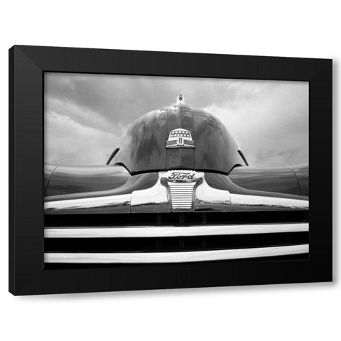 47 Ford Super Deluxe Black Modern Wood Framed Art Print with Double Matting by Stein, Daniel