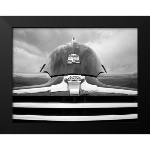 47 Ford Super Deluxe Black Modern Wood Framed Art Print by Stein, Daniel