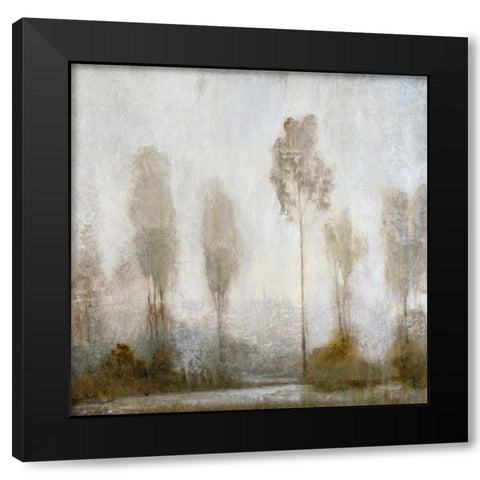 Misty Marsh II Black Modern Wood Framed Art Print with Double Matting by OToole, Tim