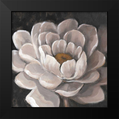 Neutral Fleur I Black Modern Wood Framed Art Print by OToole, Tim