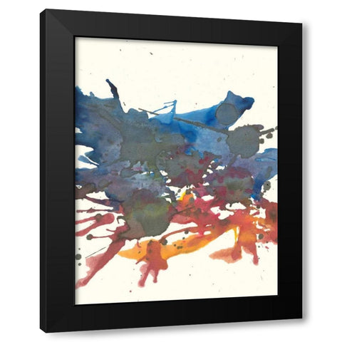 On our Way Black Modern Wood Framed Art Print by Fuchs, Jodi