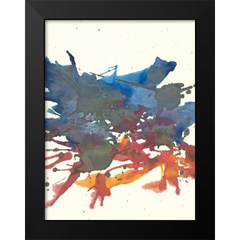 On our Way Black Modern Wood Framed Art Print by Fuchs, Jodi