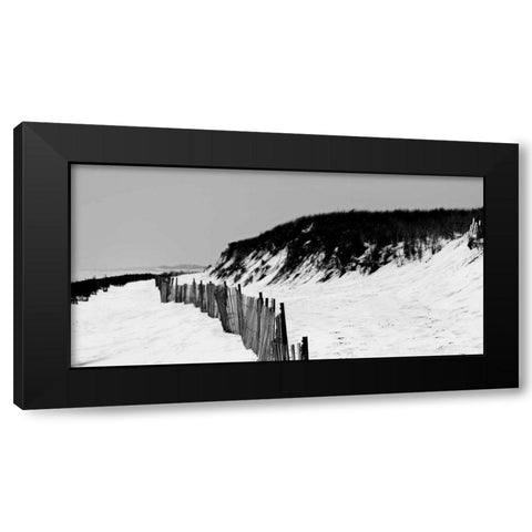 Shore Panorama I Black Modern Wood Framed Art Print by Pica, Jeff