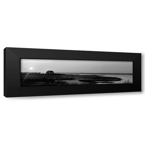 Shore Panorama VI Black Modern Wood Framed Art Print by Pica, Jeff